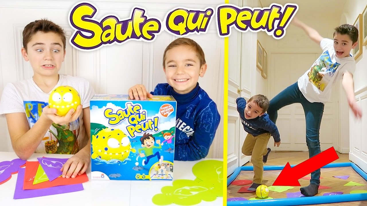 JEU - SAUTE QUI PEUT - Un Dangereux Poisson ! - Jeu d'action et de Réflexe