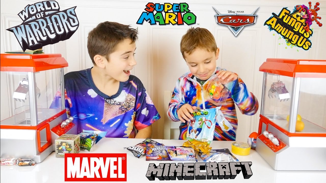 OUVERTURE des SURPRISES du CHALLENGE MACHINE A PINCES - Candy Grabber Surprises