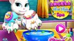 Dans le enfants pour clin doeil Kitty Angela fait une manucure spa chat Angela beauté jeu de salon