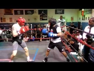 TANK GERVONTA DAVIS SPARS KANAN GROVE IN PREP For april 1 fight EsNews Boxing