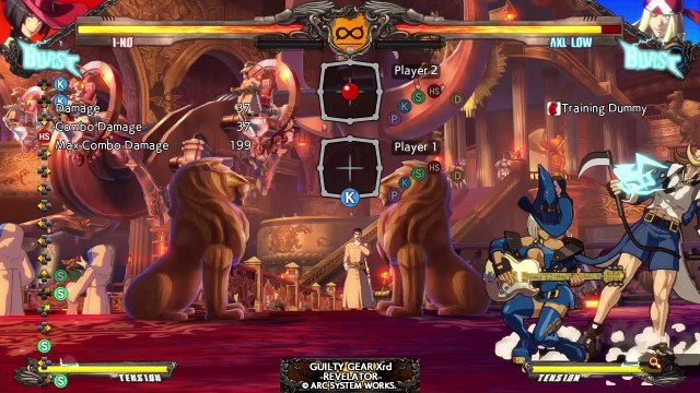 Guilty Gear Xrd -Revelator corner combo no super jump needed