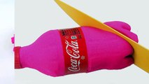DIY Colors Kinetic Sand Videos Coca Cola Bottle Shape Coke ToyBoxMagic-C