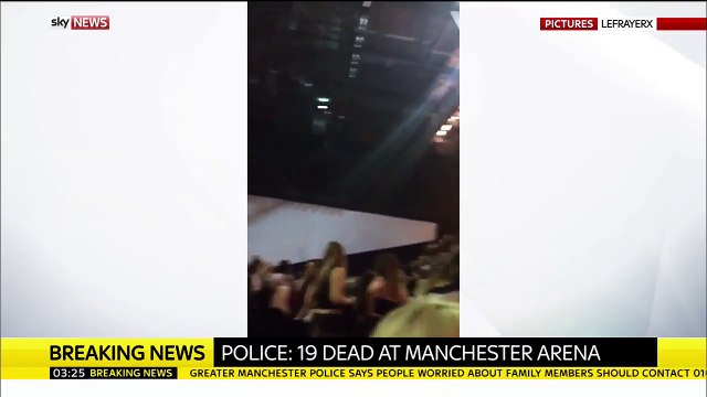 Explosion Manchester: La chaîne SkyNews diffuse le moment précis où l'explosion a semé la panique dans le stade