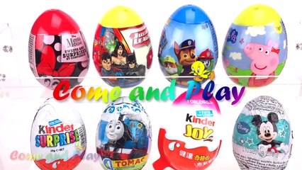 Tải video: Super Surprise Eggs Kinder Surprise Kinder Joy Disney Mickey Mouse Peppa Pig Paw Patrol For Kids-FoDc-HfLb