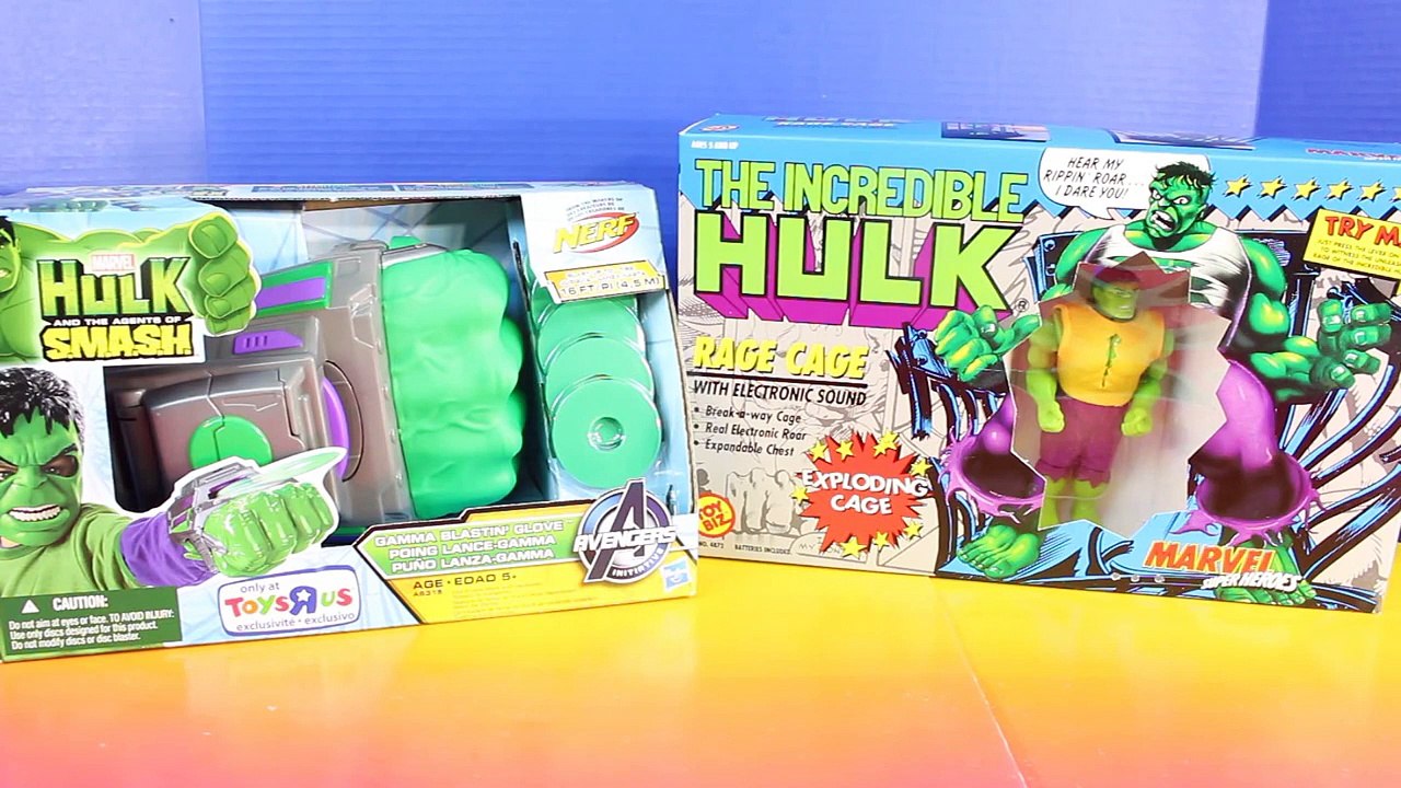 The Incredible Hulk Smash Gama Blaster And Hulk Rage Cage With Mr. Freeze Solomon Grundy-MFGblLU