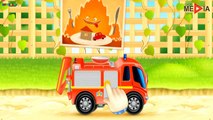 fire truck cartoons for children, Firetrucks rescue, car cartoons for kids, videos for children-7