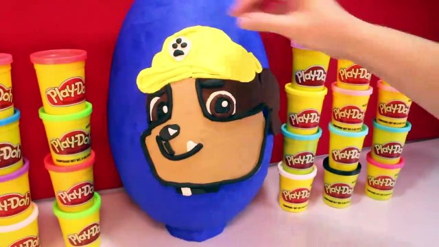 GIANT Paw Patrol EGGs Learn Letter 'G' ABCs Rubble SURPRISE TOYS Toypals.tv-04M8