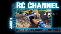 BRUDER RC EXCAVATOR LOADER TRUCKS heavy construction gear by MAGOM HRC Long Play-CYTw