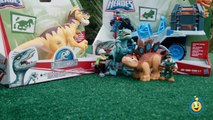 Jurassic World Toys Playskool Heroes Dino Tracker 4X4 & Dinosaur Velociraptor Raptor Figure-9JEbdMbx