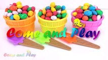 Giant M&M Ice Cream Surprise Toys Chupa Chups Chocolate Kinder Surprise Paw Patrol Learn Colors Kids-4-
