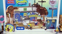 SpongeBob SquarePants Toys Mega Bloks Krusty Krab Attack Playset with Krabby Patty Launcher-I78tnesK