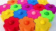 DIY Colors Kinetic Sand Candy Gumballs Flowers Garden Play Doh Lightning McQueen Cars3--ZZXU6-