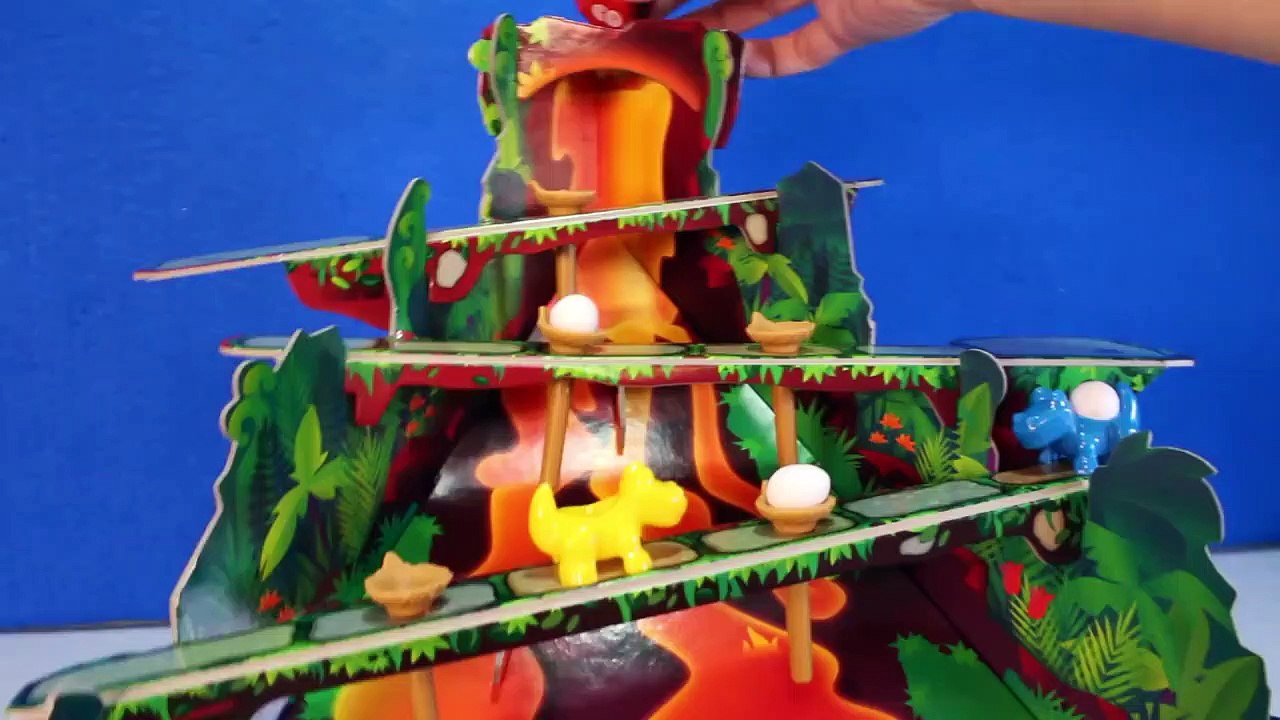 Dinosaur RAPTOR RUN Board Game _ Dinosaur Board Games for Kids Family Fun Dinosaurs Video-gEHyBX