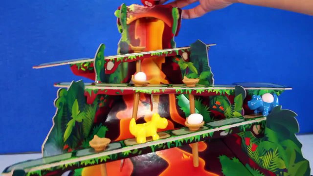 Dinosaur RAPTOR RUN Board Game _ Dinosaur Board Games for Kids Family Fun Dinosaurs Video-gEHyBX