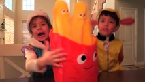 PAW PATROL Wishes For Giant McDonalds French Fries _ Kids Playing IRL Toys Paw Patrol Video-Zp