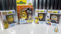 Minions Toys 2015 Build-A-Minion Pirate_Cro-Minion & FUNKO POP King Bob & Bored Silly Kevin-Kn