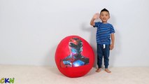 New Power Rangers Movie 2017 Toys Unboxing Giant Surprise Egg Opening Fun Ckn Toys-JeRTnyL