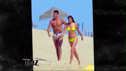Cristiano Ronaldo with Irina Shayk on the Beach