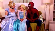 Frozen Elsa Turns into a BAD BABY! w_ Spiderman Pink Spidergirl Joker Anna! Funny Superhero Video  -)-xWa