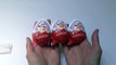 3 Kinder Joy Surprise Eggs Unwrapping Toys and Chocolate Ferrero--