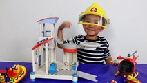 Fireman Sam Ocean Rescue Playset Toys Unboxing Kids Playing  Rescue Helicopter Ckn Toys-IMMOgFu