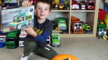 HIQ Trailer Truck Toy UNBOXING  Review   Playing - Motorized Building Blocks Set-t_