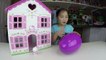 Big Purple Egg Surprises Golden Kinder Surprise Egg Toys HELLO KITTY DOLL HOUSE PLAYSET Frozen Anna-Il