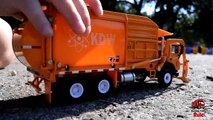 GARBAGE TRUCK Videos For Children l Kids Bruder Garbage Truck To The Rescue! l TOY TRUCK Videos Kids-AR3TM