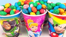 M&M Surprise Cups Disney TMNT Toy Story Hello Kitty Learn Colors Play Doh Dorami Animals Molds Kids-8t-Z9