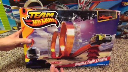 Hot Wheels Double Loop Launch Stunt Set with Launcher and Jump Toy Review-Hh