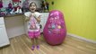 GIANT PEPPA PIG SURPRISE EGG TOYS Biggest Toy Eggs Surprises TreeHouse George DaddyPig Holiday Plane-8o