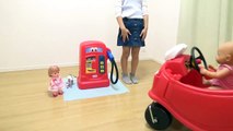 Mell-chan Doll Gas Station , Gas Pump Toy-Mzxka