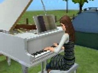 Siimette en train de jouer du piano !!