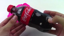 DIY Colors Kinetic Sand Videos Coca Cola Bottle Shape Coke ToyBoxMagic-CbnIYk6