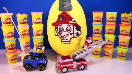 Paw Patrol Letter B GIANT EGG SURPRISE OPENING _ Learn ABCs _ Big Play-Doh Egg Toy Video Toypals.tv-dBILJD58