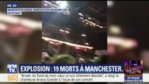 Manchester : les images des spectateurs lors de l'explosion