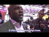 Andre Berto GIVES DETAILED BREAK DOWN ON HOW IT FEELS TO FIGHT Mayweather - EsNews Boxing