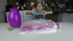 Big Purple Egg Surprises Golden Kinder Surprise Egg Toys HELLO KITTY DOLL HOUSE PLAYSET Frozen Anna-I