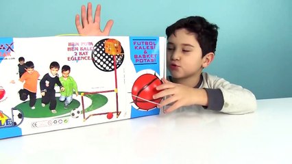 Oyuncak Basketbol Futbol Seti Matrax Kale Pota-5