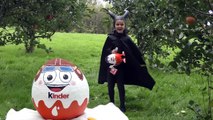 GIANT KINDER SURPRISE EGG 50 Kinder Surprises Eggs Frozen Elsa Star Wars Batman Disney Princess Toys-0Wh