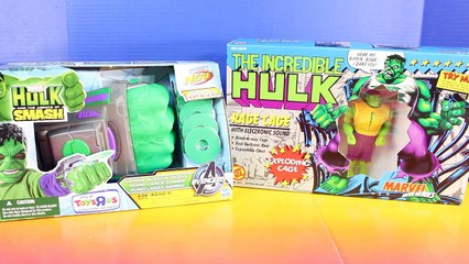 The Incredible Hulk Smash Gama Blaster And Hulk Rage Cage With Mr. Freeze Solomon Grundy-MF
