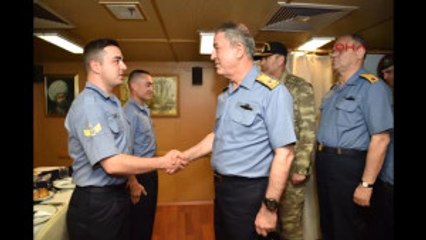 Genelkurmay Başkanı Akar, 'Denizkurdu-2017' Tatbikatına Katıldı