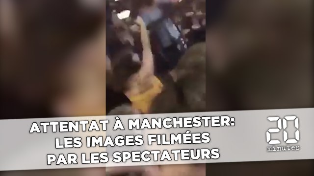 Attentat à Manchester: Les images filmées par les spectateurs