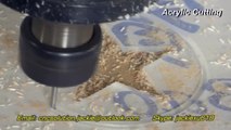 cutting and engraving arcylic  jobs with cnc router carving machine