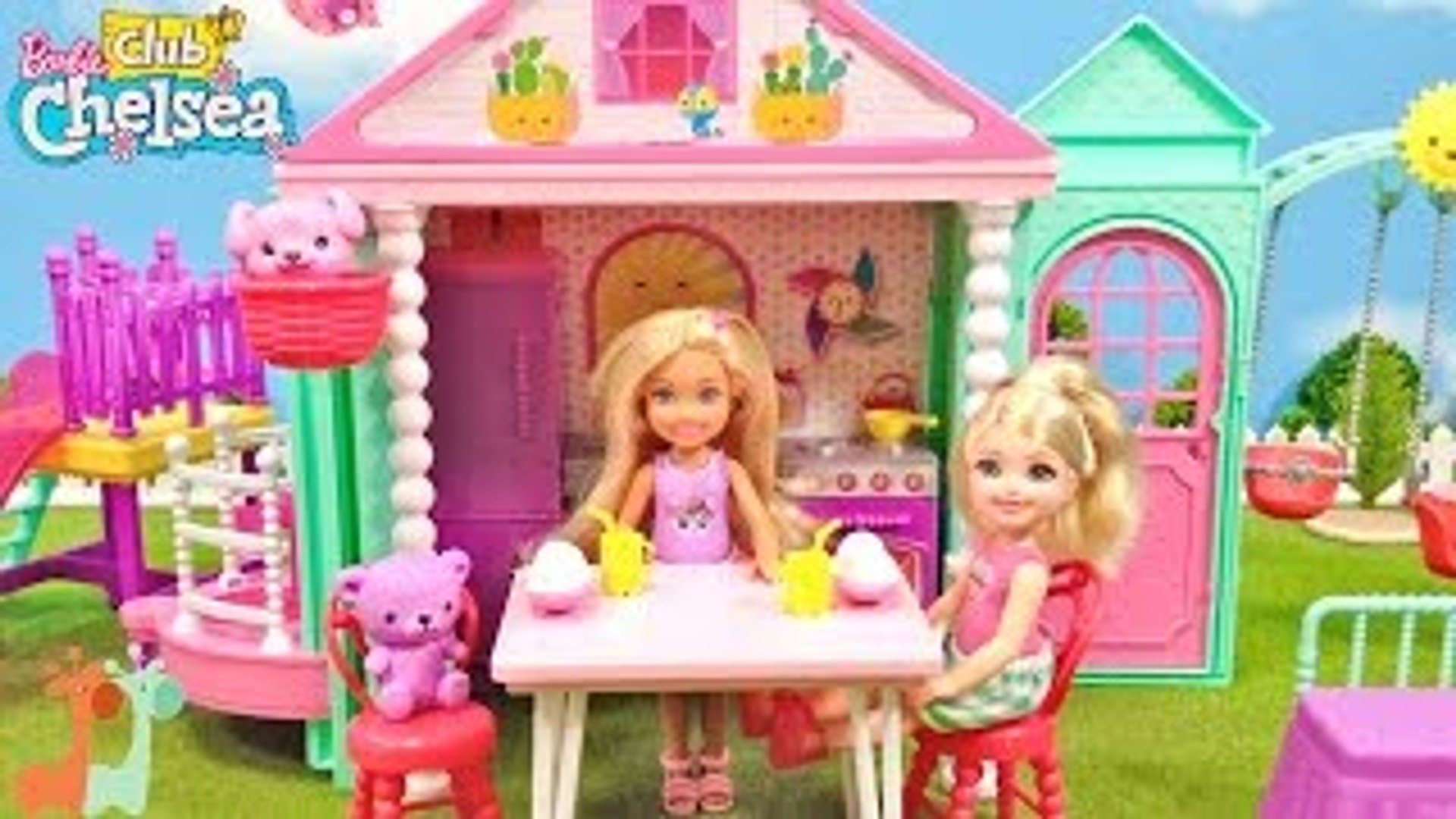 バービー チェルシーのかわいいお家 Barbie Club Chelsea Playhouse And Swing Set Dailymotion Video