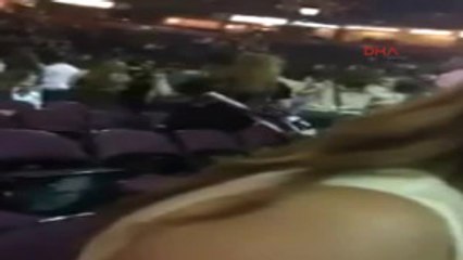 Manchester'da Terör Saldırısı Sonrası Salondaki Büyük Panik Kamerada