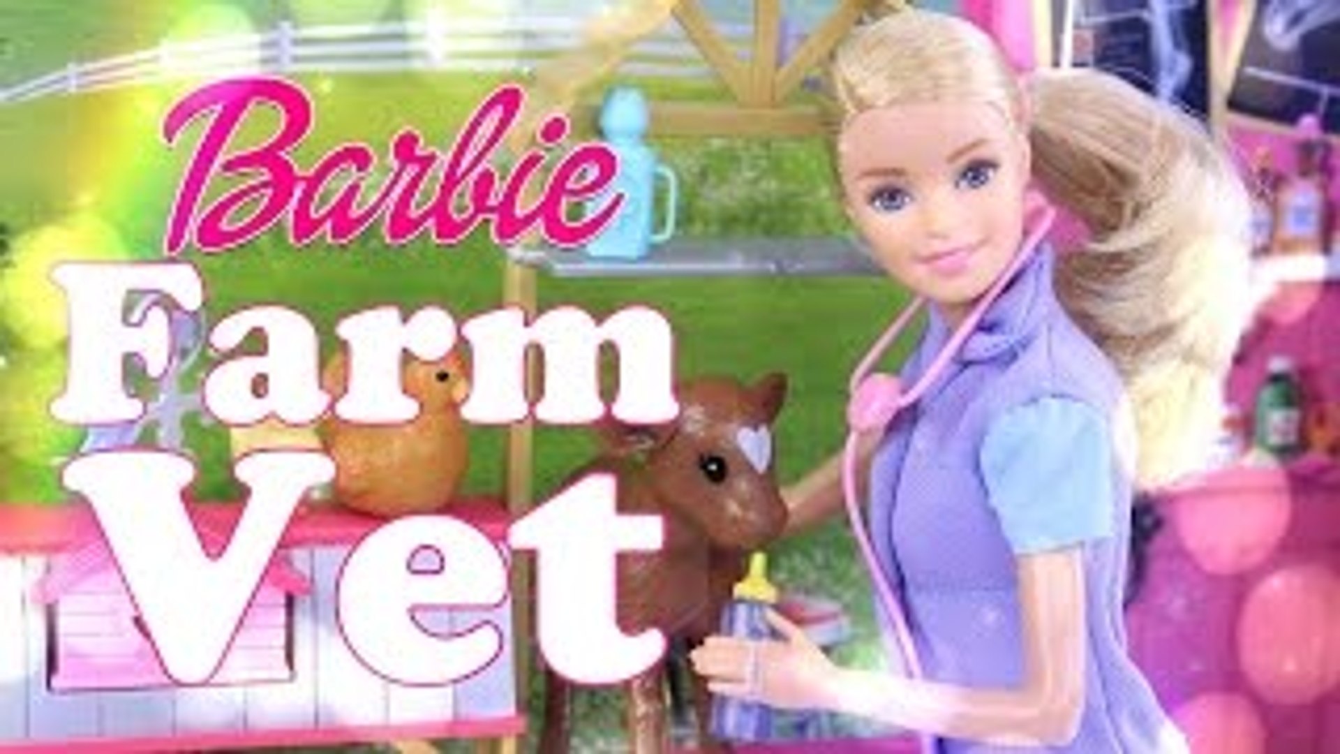barbie vet farm