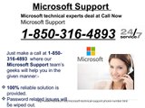 Does Microsoft Support 1-850-316-4893 team give an effective solution?