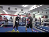 sparring at goossen gym EsNews Boxing