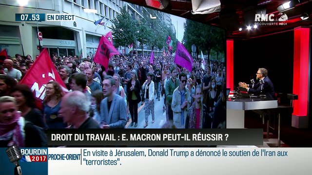 Brunet & Neumann : Emmanuel Macron réussira-t-il sa réforme du code du travail ? - 23/05
